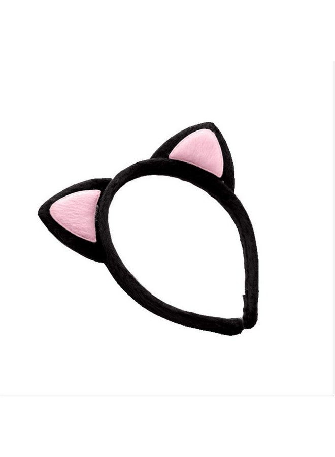 VANTOBEST 2Pcs Lovely Cute Cat Ears Plush Cloth Headband Headwear Head Wrap Hairband Hair Bands Hair Hoops Suitable For Cosplay Holiday Party (Random Color) - Image 5
