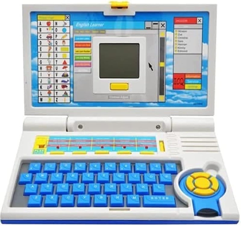 تاريومارت لابتوب تعليمي للأطفال مع 20 نشاط – لعبة تعليم اللغة الإنجليزية، كمبيوتر تفاعلي للتعلم واللعب - Image 1