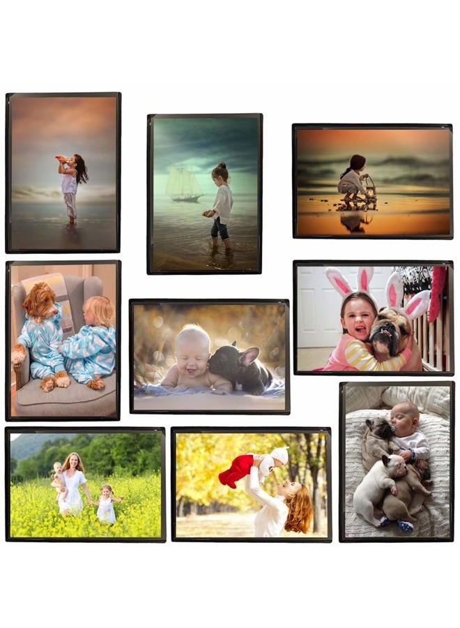 Sooyee 15 Pack Magnet Photo Frame Refrigerator 4X6,Magnetic Picture Holder, Magnetic Picture Frame Fridge(Black) - Image 5