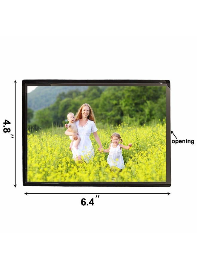 Sooyee 15 Pack Magnet Photo Frame Refrigerator 4X6,Magnetic Picture Holder, Magnetic Picture Frame Fridge(Black) - Image 3