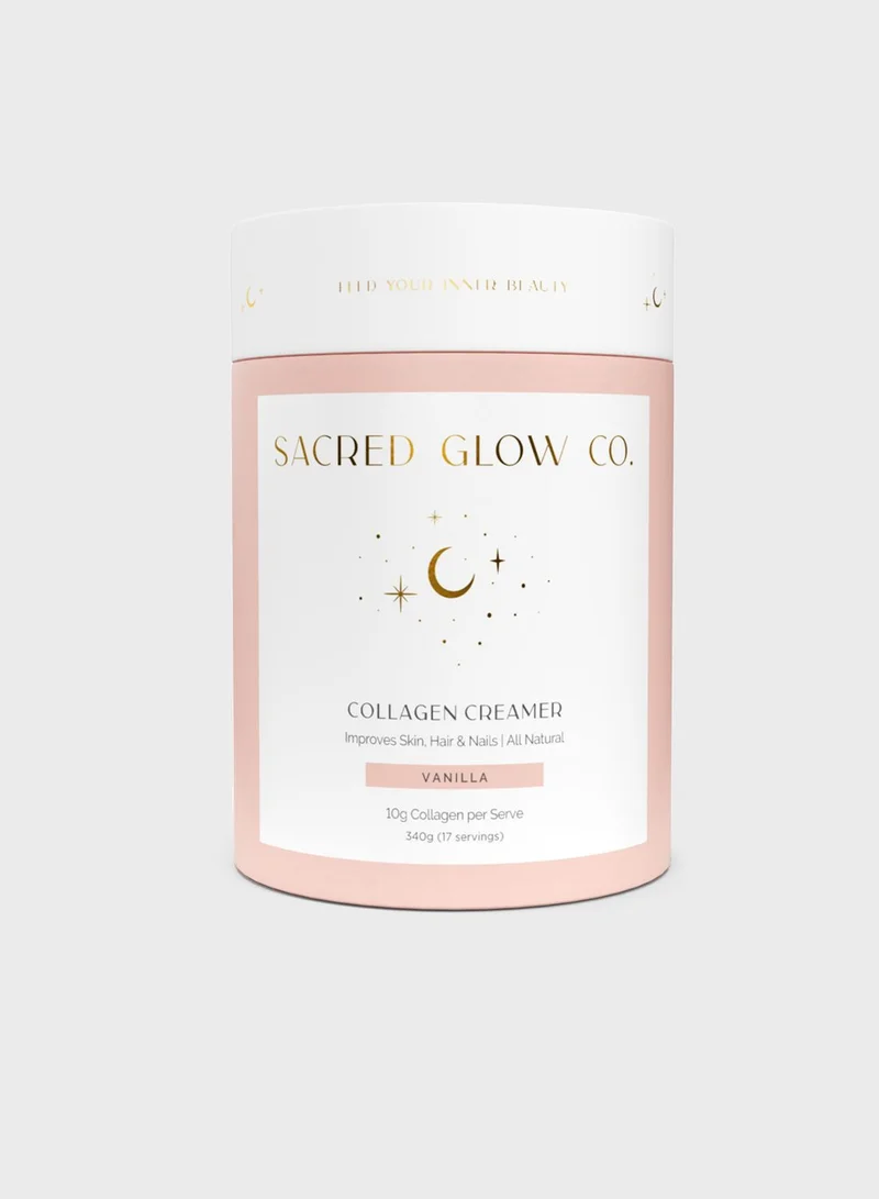SACRED GLOW CO. Collagen Creamer - Natural Vanilla Flavour (17 Servings)