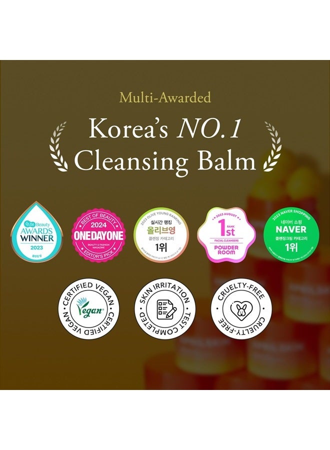 APRILSKIN بلسم تنظيف هيدرو ميلت من كاروتين IPMP، 3.04 أونصة سائلة، غير كوميدوغيني، زيت قشر الجريب فروت، O-Cymen-5-Ol يساعد في تقليل الرؤوس السوداء والبثور، للبشرة الحساسة والدهنية، العناية بالبشرة الكورية - Image 2