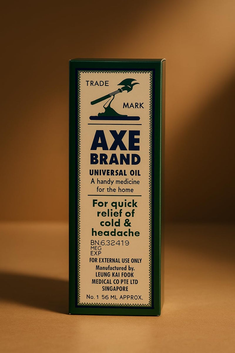 imported Axe oil 56ml, Singapore, imported,Original Medicated Pain Relief Oil from Singapore | For Headache, Cold, Muscle Pain, Stomach Discomfort, Travel Sickness | Fast Absorption, Herbal Formula - Image 3
