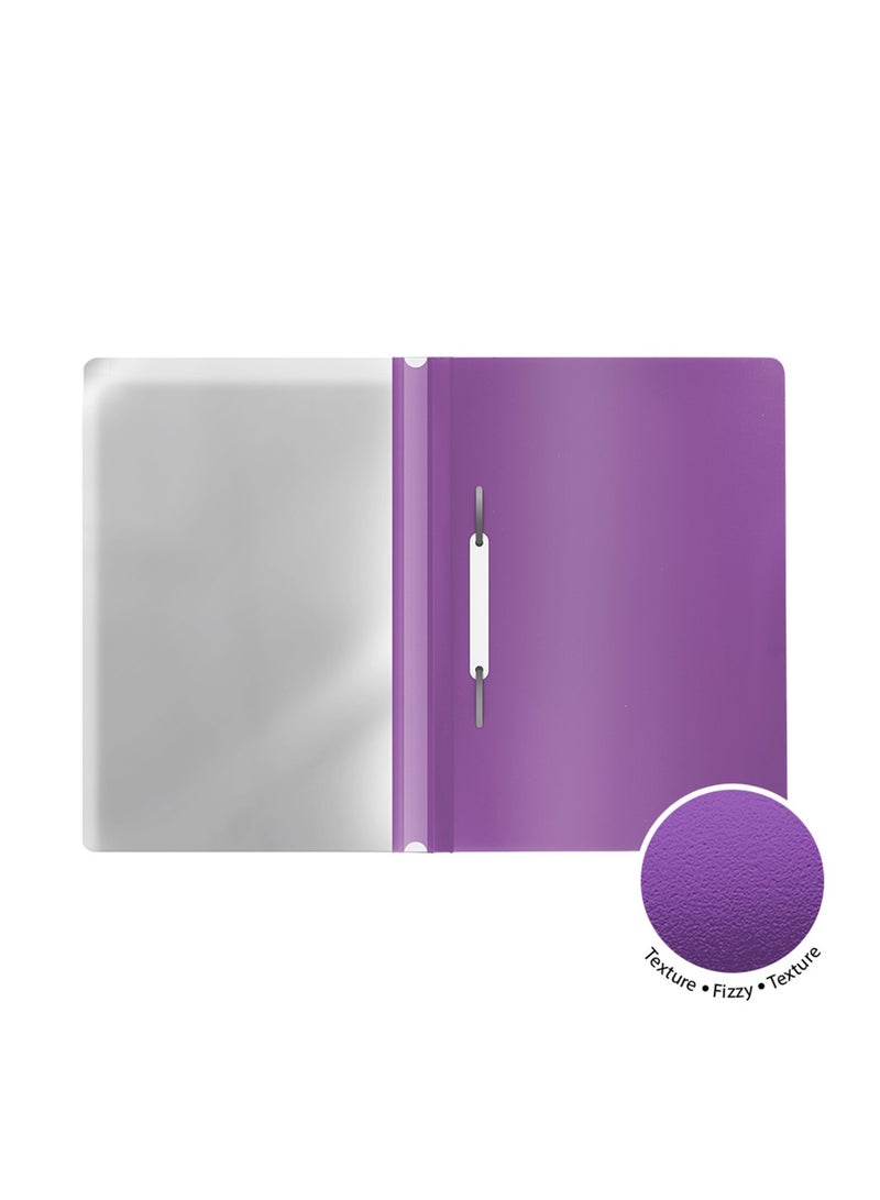 ErichKrause ملف تقارير بحجم A4 مكون من 20 قطعة مع مشبك بألوان زاهية متنوعة - Image 2