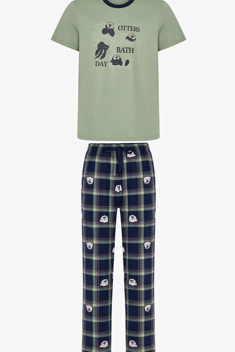 PENTI Men's Other Bath Pants Pajama Set
