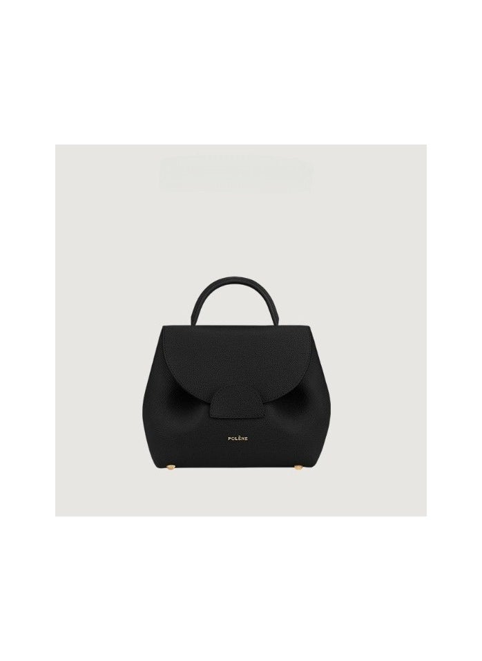 NIBEMINENT - Polene Smile Bag - French Minimalist Design, Genuine Leather, Chic Everyday Tote for Women - Image 1