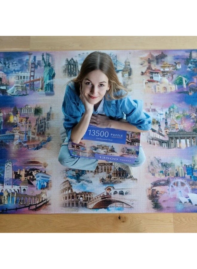 Trefl - Cities Beyond The Clouds Prime Puzzle 13500 Pieces - 81030 - Image 3