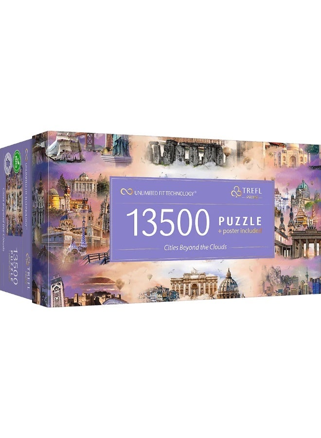 Trefl - Cities Beyond The Clouds Prime Puzzle 13500 Pieces - 81030 - Image 1