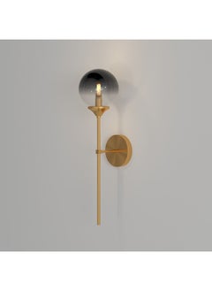 يوكاندل زينة ذهبية عصرية مع زجاج كروي أسود مقاس 56x12 سم  - Image 4