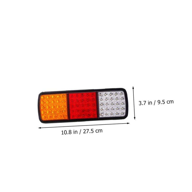 2Pcs High Brightness LED Trailer Lights Easy Installation Red And White Colors - Image 5