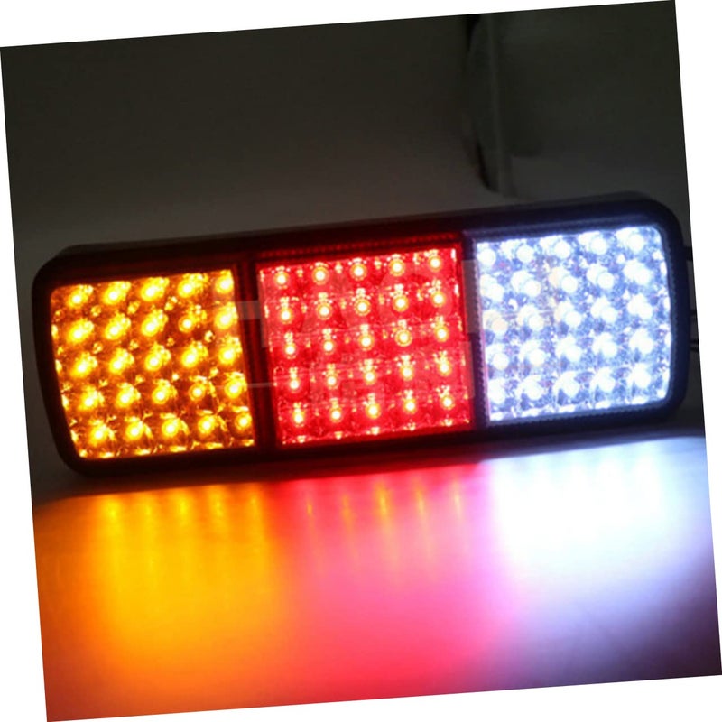 2Pcs High Brightness LED Trailer Lights Easy Installation Red And White Colors - Image 4