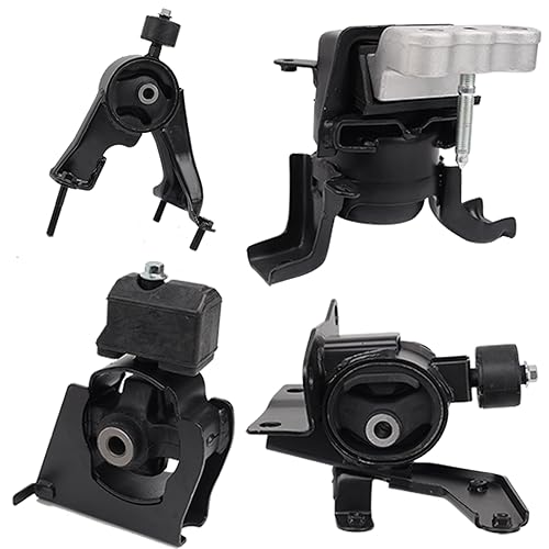 YBDDZH Engine Motor and Transmission Mount Kit Compatible with 20092013 Corolla 18L 20092013 Matrix 18L 20092010 Pontiac Vibe 18L Auto Transmission Repklace OE A62015 A62039 A62027 A62023 4PCS - Image 1