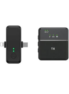 3 in 1 Square Wireless Lavalier Microphone for iPhone, Android, Speaker, Camera – 10-Hour Battery Life, Mini Microphone with Noise Reduction, Perfect for Video Recording, Vlogging, YouTube, TikTok, Interviews & Outdoor Use (SX31 Single Mic)