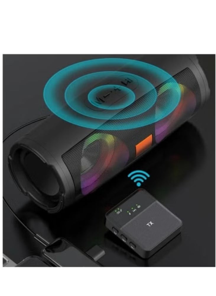 Tx - 3 in 1 Square Wireless Lavalier Microphone for iPhone, Android, Speaker, Camera – 10-Hour Battery Life, Mini Microphone with Noise Reduction, Perfect for Video Recording, Vlogging, YouTube, TikTok, Interviews & Outdoor Use (SX31 Single Mic) - Image 1