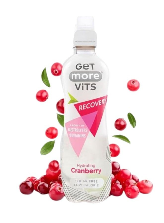 Hydrate Cranberry  Sugar Free Sparkling Water 500ml - Image 2