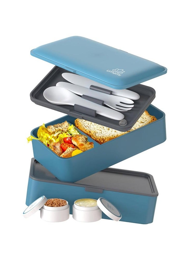 UMAMI Bento Box Classic Denim Blue, 1200ml - Image 1