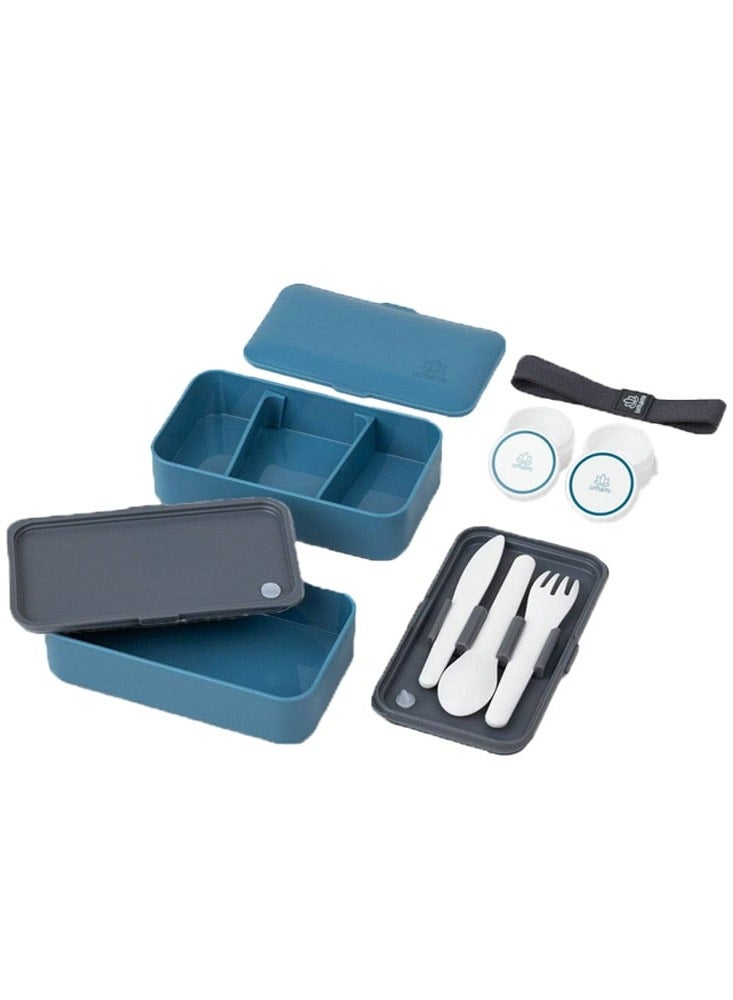UMAMI Bento Box Classic Denim Blue, 1200ml - Image 2