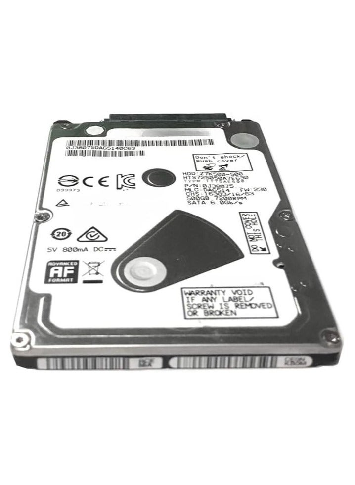500GB Internal Hard Drive 7200 RPM 32MB Cache SATA 6.0Gb/s 2.5-inch – Compatible with Gaming Consoles - Image 1