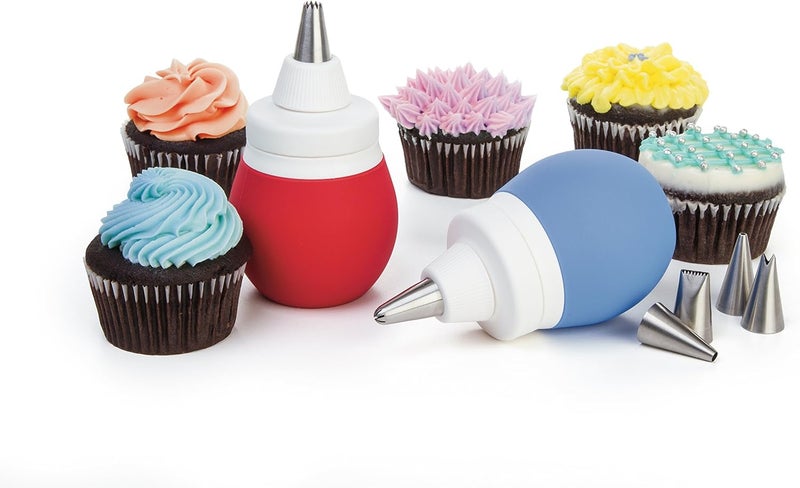 PREPWORKS Decorating Kit - Complete Set for Cake, Cupcake, and Cookie Decorating with Piping Tips, Bags, and Accessories - Image 4
