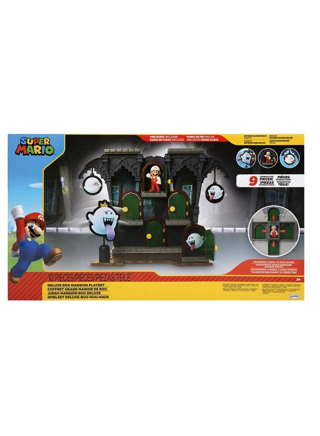 Super Mario Action Figures Deluxe Boo Mansion Playset - Image 2