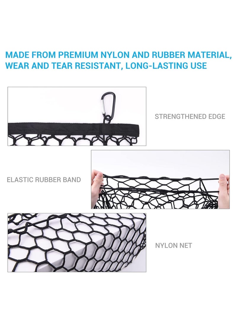 Truck Bed Cargo Net Truck Bed Storage Net Organizer Envelope Cargo Net Elastic Mesh Net Pickup Truck Bed Divider Compatible for 2013-2022 Chevy Silverado WT LS LTZ F150 F250 (49x15.2 Inch) - Image 3