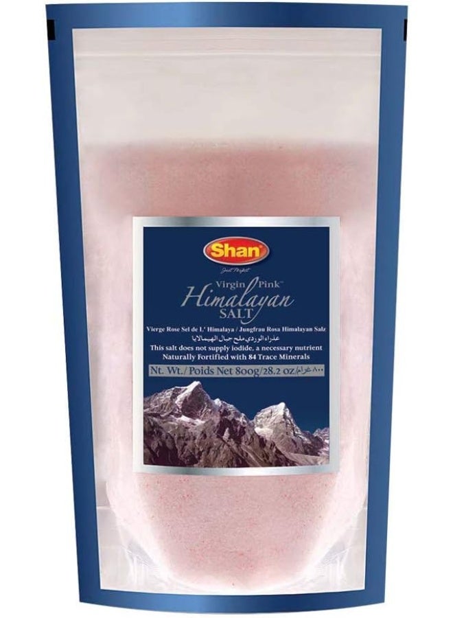 Shan Shan Himalayan Virgin Pink Salt 800g (Stand up Pouch)  - Image 1