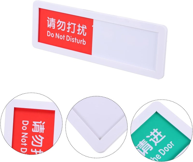 1pc Do Not Disturb Privacy Sign Sliding Door Indicator for Office Clinics and Conference Rooms Easy to Install Door Hanger Printing - Image 5