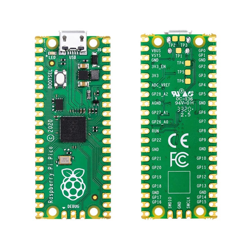 كي إستديو مجموعة Raspberry Pi Pico اساسية للمبتدئين مع رؤوس كابل يو اس بي، ألعاب روبوتات للترميز للكبار والمراهقين والأطفال مشروع البرمجة الإلكترونية لتعليم العلوم والتكنولوجيا والهندسة والرياضيات - Image 3