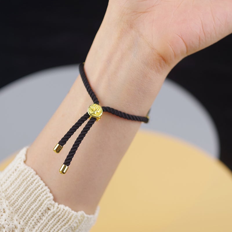 إيروريكس سوار ساعة شاومي الذكي 10 / 9 / 8 Mibbs Milan Cord Bracelet (أسود) - Image 3