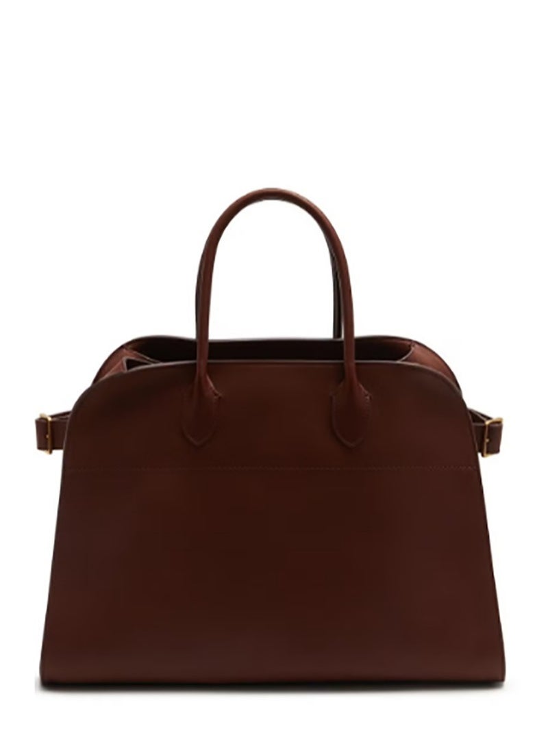 TR - The Row Margaux 15 smooth leather tote - Image 1