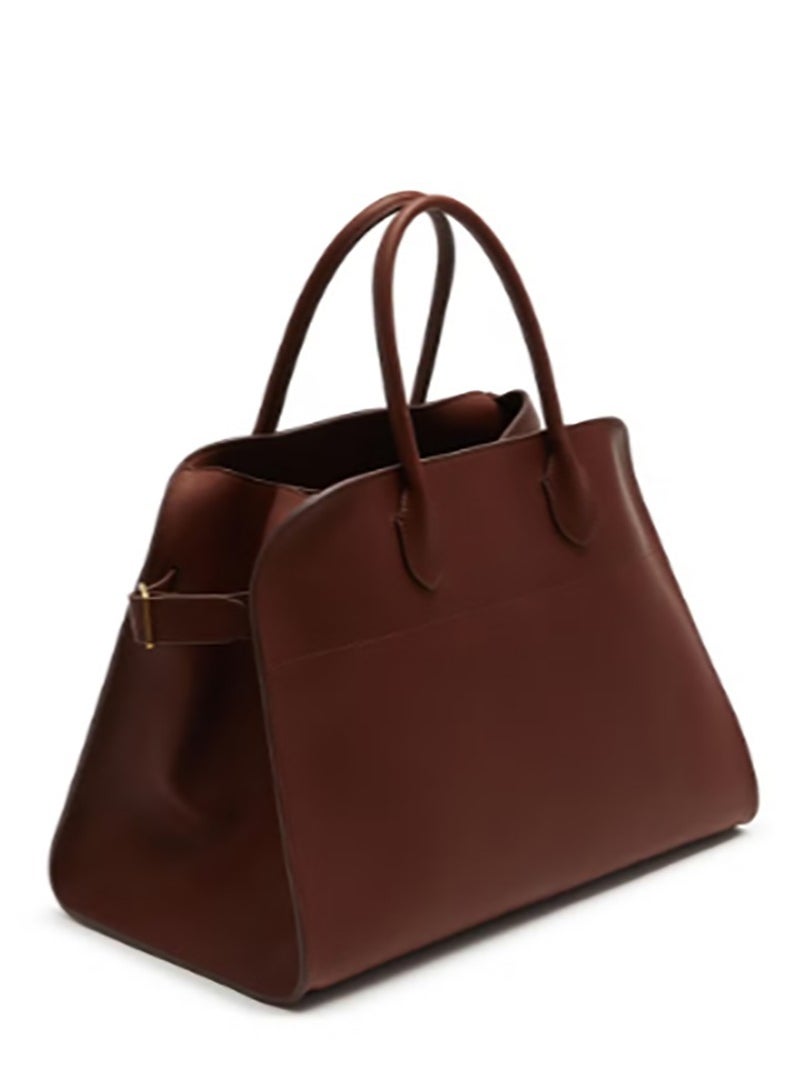 TR - The Row Margaux 15 smooth leather tote - Image 1