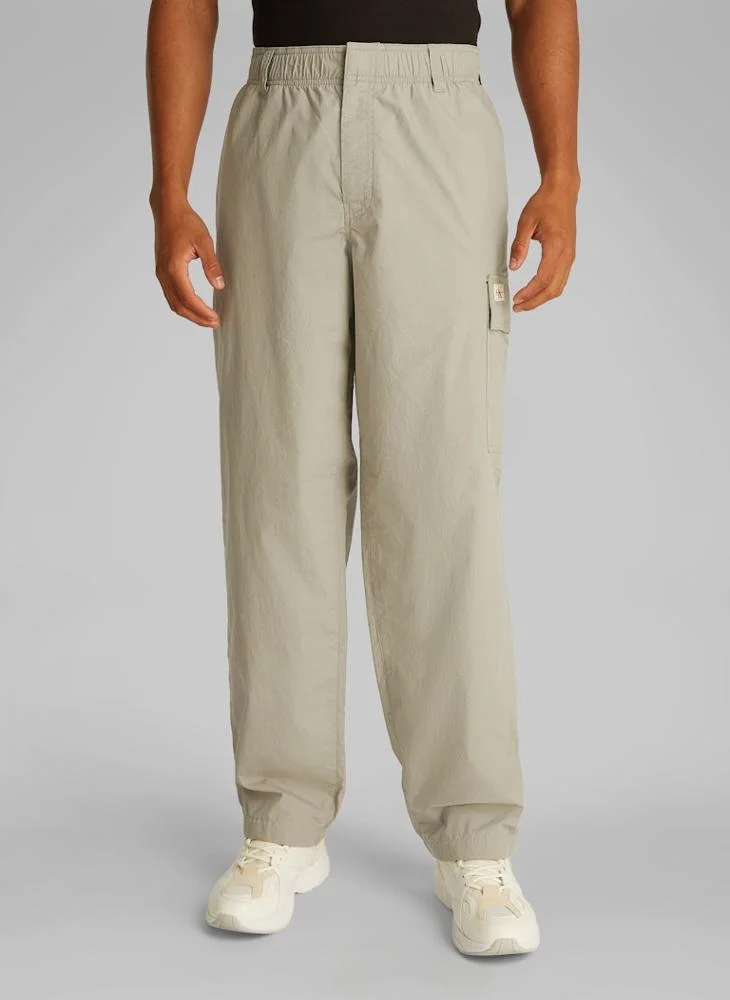 Calvin Klein Jeans Casual Straight Utility Poplin Pant
