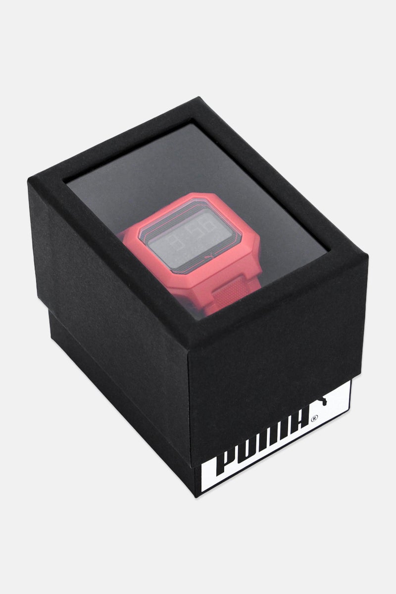 PUMA Women PU P5019 Digital Quartz Watch 45 mm, Red - Image 5