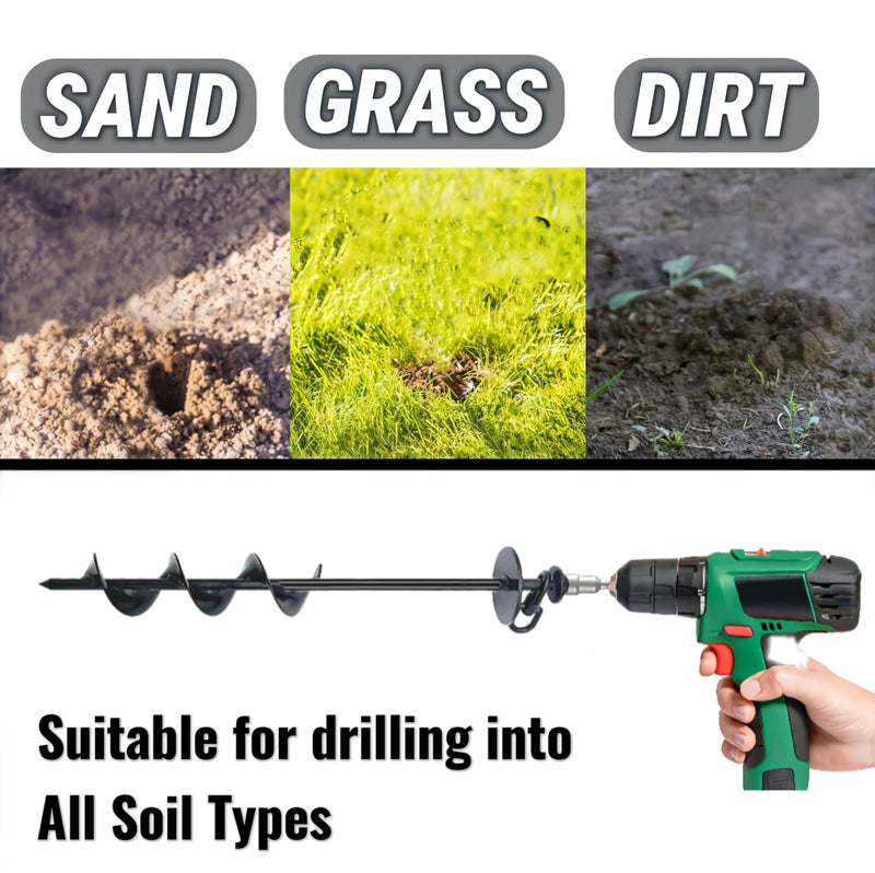 Hayibukes Dog Tie Out Stake with Heavy Duty 20FT Cable, Nut Drill Bit,T Wrench,360Â° Swivel Dog Spike and Shock Spring for Small to Large Dogs up to 210 lbs Ideal for Yard Camping Beach (Basic) - Image 5