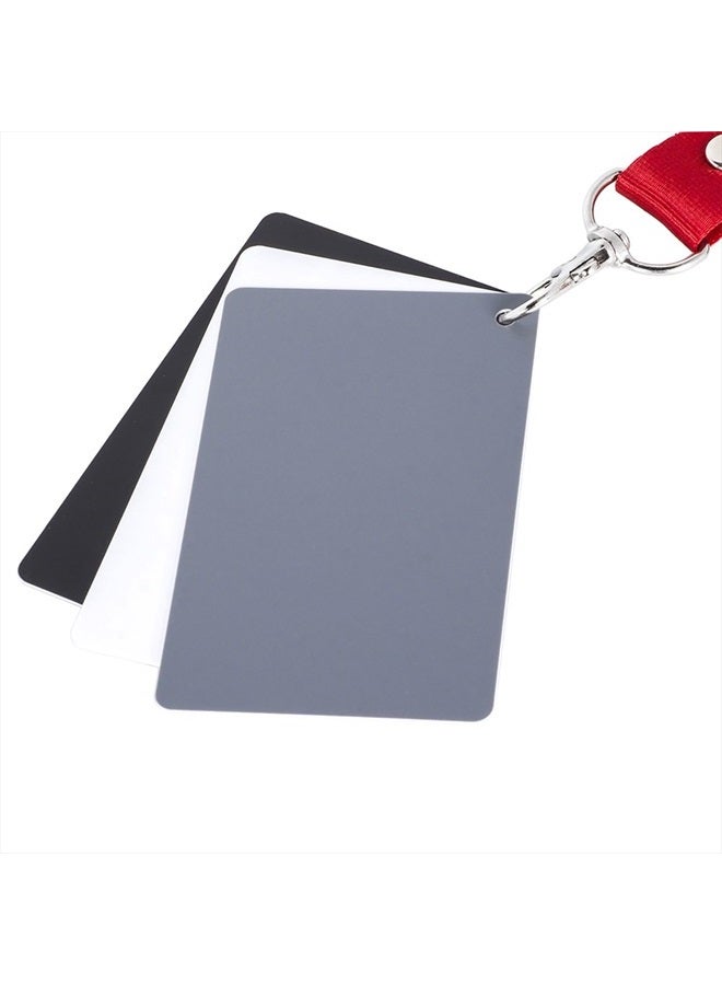 Macolink White Balance Grey Cards 18% Gray Cards Custom Color Calibration DSLR/SLR/Evil Camera Checker for Digital Photography Video (3.35" X 2.2") - Image 1