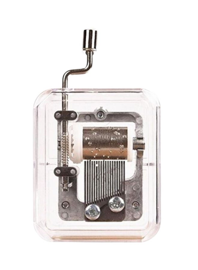 NIBEMINENT Acrylic Hand Crank Mini Music Box