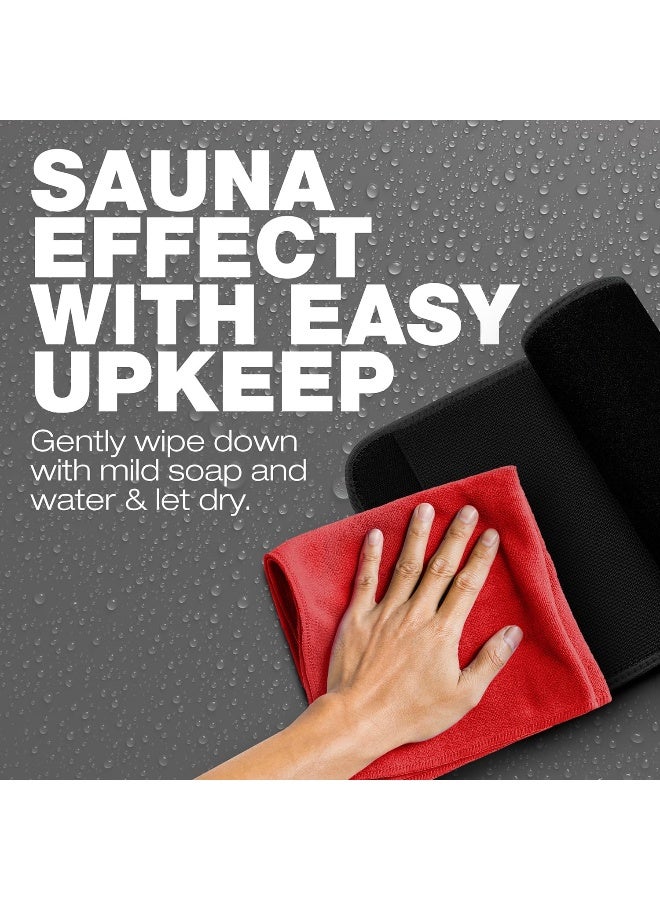 ActiveGear Premium Waist Trimmer & Trainer Belt for Men and Women - Sweat-Enhancing Slimming Wrap for Stomach, Adjustable Fit - Image 2