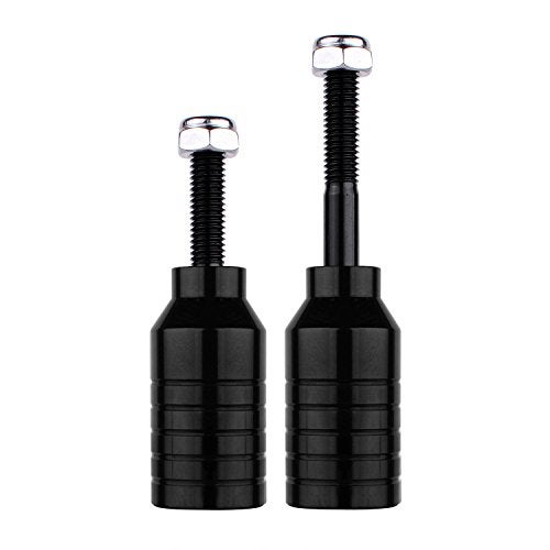 Z-FIRST Pro Scooter Pegs CNC Aluminum Pegs for Stunt Scooters with Hardware (Silver) - Image 1