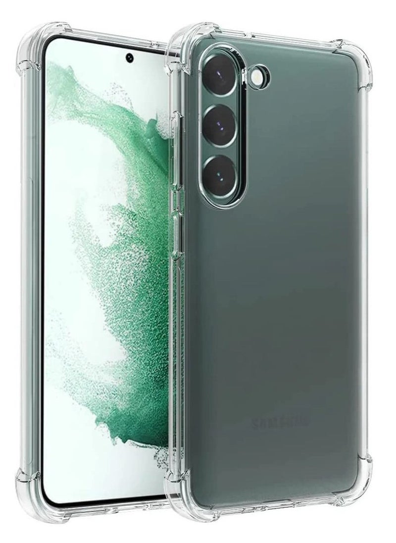 Raxoom Samsung Galaxy S23 Plus Case Cover Clear Back Air Cushion Soft Silicone Shockproof Anti-Scratch Protective Bumper Shell Corner for Samsung Galaxy S23 Plus 5G - Image 1