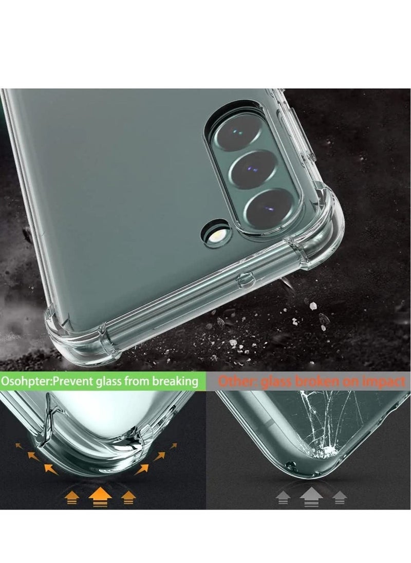 Raxoom Samsung Galaxy S23 Plus Case Cover Clear Back Air Cushion Soft Silicone Shockproof Anti-Scratch Protective Bumper Shell Corner for Samsung Galaxy S23 Plus 5G - Image 4