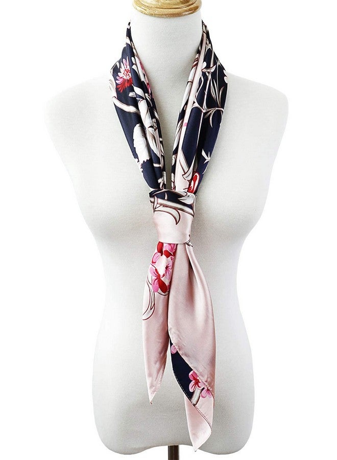 PALAY Scarf For Women Stylish Satin Square Silk Like Hair Scarves And Wraps Headscarf For Sleeping 90 * 90Cm, Female, Pink - Image 3