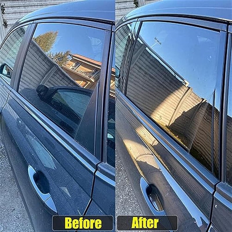 Wivplex Set of Window Pillar Posts Door Trim Stickers for Kia Seltos 2020-2023 - Glossy Black Finish - Image 5