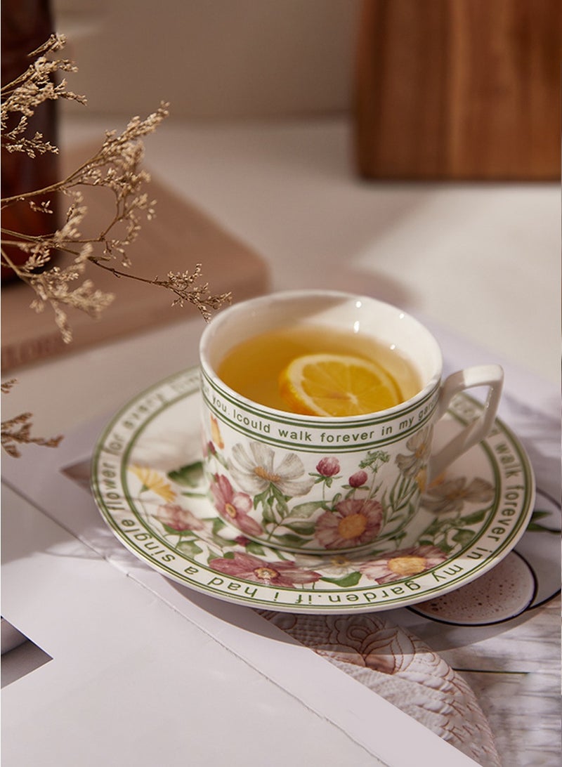 بيروي مجموعة فاخرة من أكواب القهوة السيراميك مع أطباق متطابقة - تصميم أنيق مستوحى من الطراز الكلاسيكي للمنازل والمكاتب والمقاهي والفنادق - Image 1