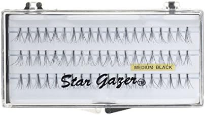 Stargazer Feather Eye Lashes style 47 synthetic lash pair includes glue