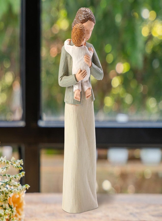 Hensonever Grandma Figurines, Sculpted Hand-Painted Grandmother and Grandchild Figures Birthday Gifts - Image 3