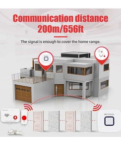 Retekess Wireless call button with hand handle + receiver bell to call the nurse for favorite patients. Calling is used in the clinic, hospital, home, and for the elderly.  - Image 3