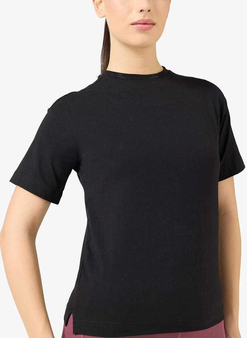 Sun And Sand Sports Black Women's Classic T-Shirt for Women | Best Price UAE