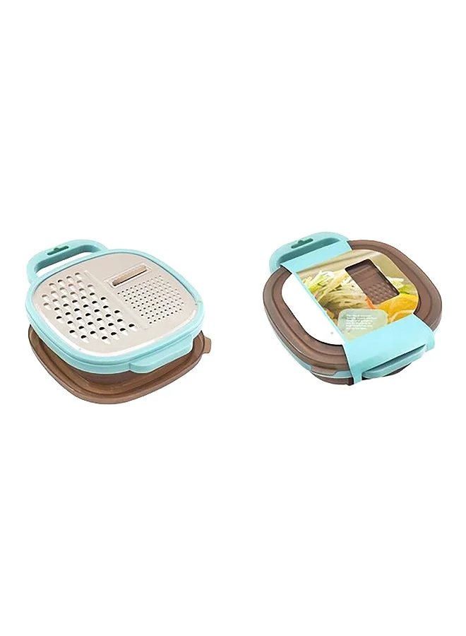 PARFAIT Durable High Quality Box Grater with Food Container Multicolour 6.4 x 19.4 x 24.8 cm HB3232CC