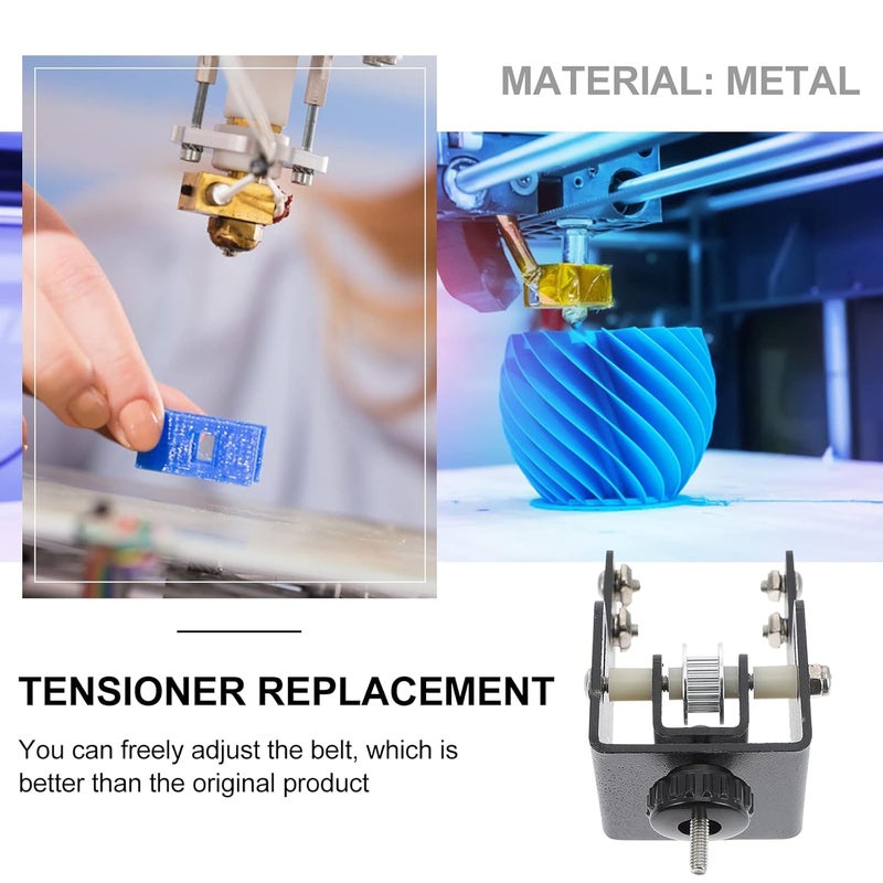 كلاراكو قطعة إصلاح ملحقات الطابعة ثلاثية الأبعاد لشريط شد الحزام للطابعة ثلاثية الأبعاد، صفائح معدنية 3 قطع - Image 5