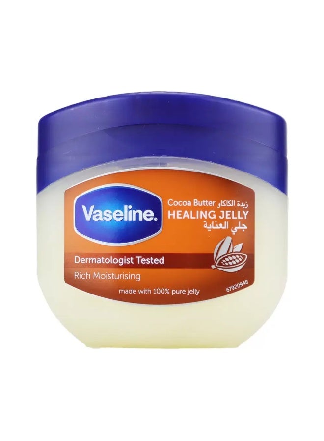 Vaseline Cocoa Butter Healing Jelly Rich Moisturising Pure Jelly- 450ml - Image 1